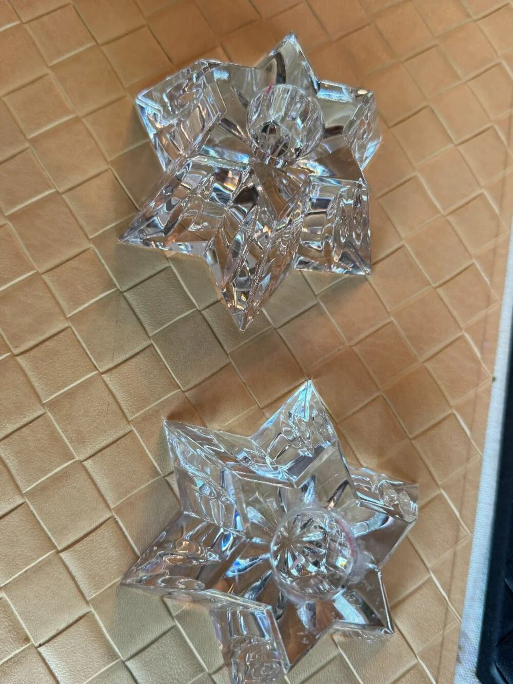 Set of 2 Waterford Star Crystal 2